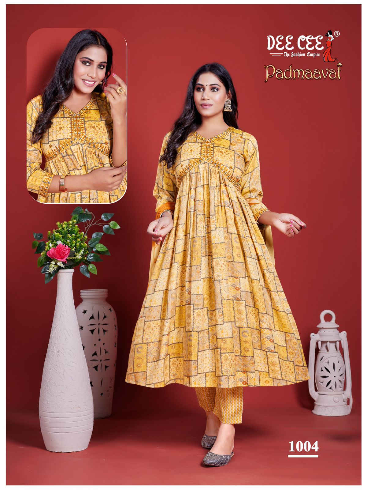 Padmaavat By Deecee Alia Cut Rayon Printed Kurti With Bottom Dupatta Wholesale Market In Surat
